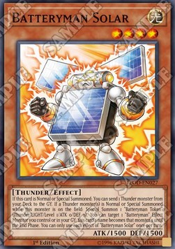 Batteryman Solar⁣ - Flames of Destruction⁣ (Common)⁣ [027]