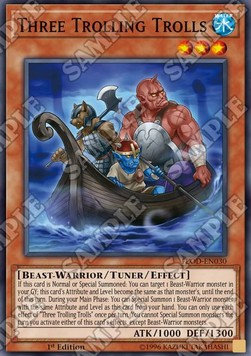 Three Trolling Trolls⁣ - Flames of Destruction⁣ (Common)⁣ [030]