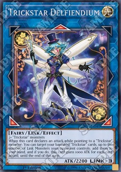 Trickstar Delfiendium⁣ - Flames of Destruction⁣ (Rare)⁣ [040]