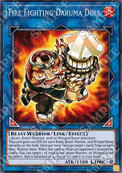 Fire Fighting Daruma Doll⁣ - Flames of Destruction⁣ (Rare)⁣ [051]