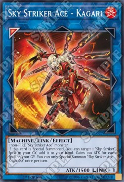 Sky Striker Ace - Kagari⁣ - Dark Saviors⁣ (Super Rare)⁣ [027]