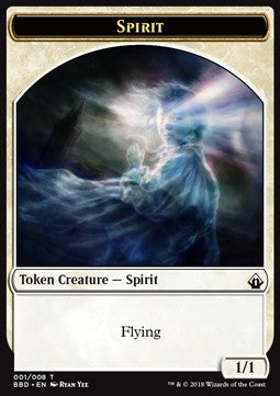 Spirit Token (White 1/1)⁣ - Battlebond⁣ (Token)⁣ [T01]
