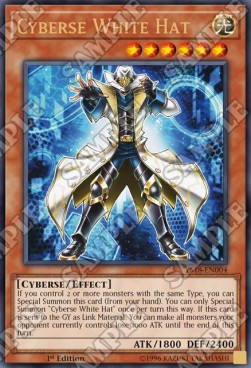 Cyberse White Hat⁣ - Starter Deck: Codebreaker⁣ (Ultra Rare)⁣ [004]