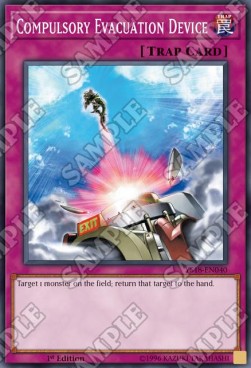 Compulsory Evacuation Device⁣ - Starter Deck: Codebreaker⁣ (Common)⁣ [040]