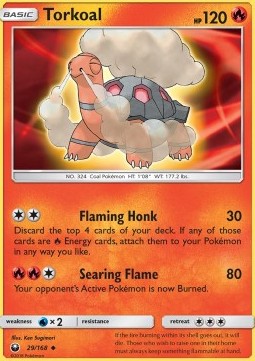 Torkoal⁣ - Celestial Storm⁣ (Uncommon)⁣ [29]