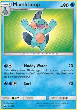 Marshtomp⁣ - Celestial Storm⁣ (Uncommon)⁣ [34]