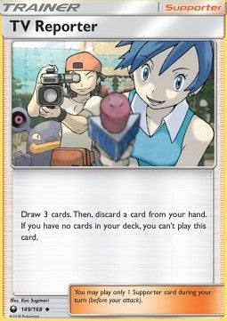 TV Reporter⁣ - Celestial Storm⁣ (Uncommon)⁣ [149]