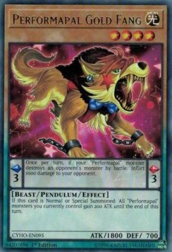 Performapal Gold Fang⁣ - Cybernetic Horizon⁣ (Rare)⁣ [095]