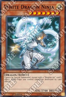 White Dragon Ninja⁣ - Shadows in Valhalla⁣ (Super Rare)⁣ [024]