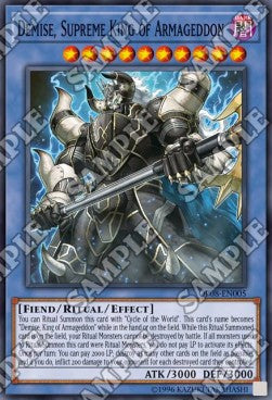 Demise, Supreme King of Armageddon - OTS Tournament Pack 8 (Super Rare) [OP08-005]