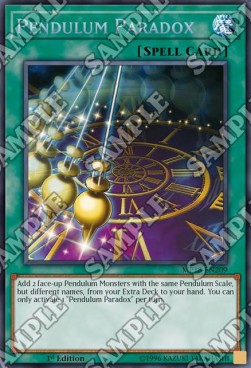 Pendulum Paradox⁣ - 2018 Mega-Tin Mega Pack⁣ (Secret Rare)⁣ [209]