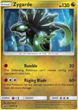 Zygarde⁣ - Dragon Majesty⁣ (Uncommon)⁣ [49]
