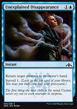Unexplained Disappearance⁣ - Guilds of Ravnica⁣ (Common)⁣ [56]