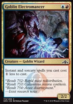 Goblin Electromancer⁣ - Guilds of Ravnica⁣ (Common)⁣ [174]