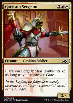 Garrison Sergeant⁣ - Guilds of Ravnica⁣ (Common)⁣ [172]
