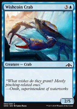 Wishcoin Crab⁣ - Guilds of Ravnica⁣ (Common)⁣ [60]