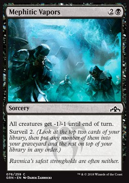 Mephitic Vapors⁣ - Guilds of Ravnica⁣ (Common)⁣ [76]