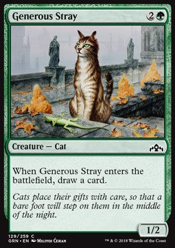 Generous Stray⁣ - Guilds of Ravnica⁣ (Common)⁣ [129]