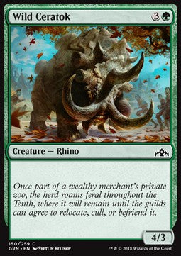 Wild Ceratok⁣ - Guilds of Ravnica⁣ (Common)⁣ [150]