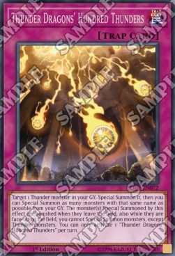 Thunder Dragons' Hundred Thunders⁣ - Soul Fusion⁣ (Rare)⁣ [072]