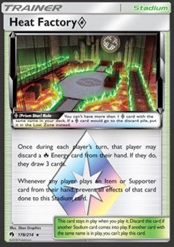 Heat Factory ◇⁣ - Lost Thunder⁣ (Holo Rare)⁣ [178]