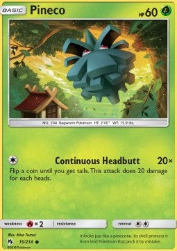 Pineco⁣ - Lost Thunder⁣ (Common)⁣ [15]
