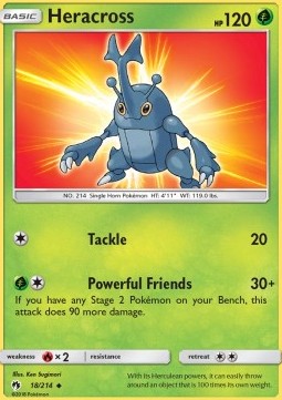 Heracross⁣ - Lost Thunder⁣ (Uncommon)⁣ [18]