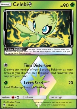 Celebi ◇⁣ - Lost Thunder⁣ (Holo Rare)⁣ [19]