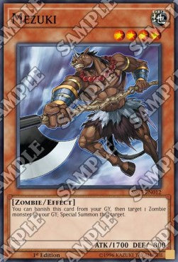 Mezuki⁣ - Structure Deck: Zombie Horde⁣ (Common)⁣ [012]