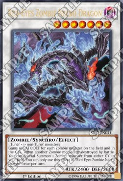 Red-Eyes Zombie Necro Dragon⁣ - Structure Deck: Zombie Horde⁣ (Ultra Rare)⁣ [041]