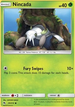 Nincada⁣ - Lost Thunder⁣ (Common)⁣ [29]