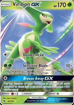 Virizion GX⁣ - Lost Thunder⁣ (Ultra Rare)⁣ [34]