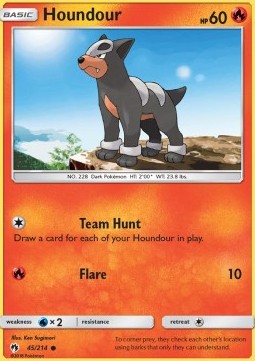 Houndour⁣ - Lost Thunder⁣ (Common)⁣ [45]