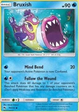 Bruxish⁣ - Lost Thunder⁣ (Common)⁣ [70]