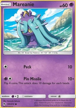 Mareanie⁣ - Lost Thunder⁣ (Common)⁣ [105]