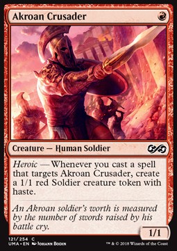 Akroan Crusader⁣ - Ultimate Masters⁣ (Common)⁣ [121]