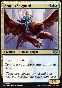 Azorius Skyguard⁣ - Ravnica Allegiance⁣ (Uncommon)⁣ [155]