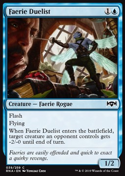 Faerie Duelist⁣ - Ravnica Allegiance⁣ (Common)⁣ [39]