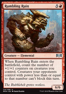 Rumbling Ruin⁣ - Ravnica Allegiance⁣ (Uncommon)⁣ [112]