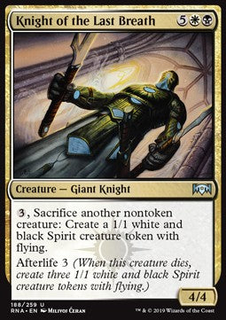 Knight of the Last Breath⁣ - Ravnica Allegiance⁣ (Uncommon)⁣ [188]