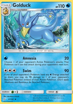 Golduck⁣ - Team Up⁣ (Uncommon)⁣ [27]