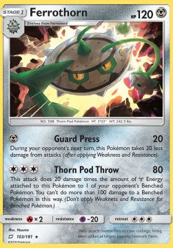 Ferrothorn⁣ - Team Up⁣ (Rare)⁣ [103]