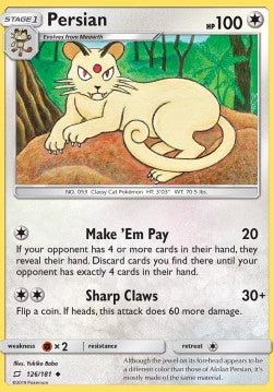 Persian⁣ - Team Up⁣ (Uncommon)⁣ [126]