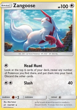 Zangoose⁣ - Team Up⁣ (Holo Rare)⁣ [132]