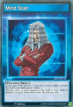 Mind Scan (Skill) - Speed Duel Starter Decks: Destiny Masters (Common) [SS01-CS2]