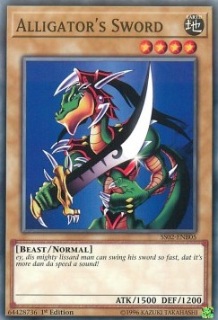 Alligator's Sword - Speed Duel Starter Decks: Duelists of Tomorrow (Common) [SS02-B05]