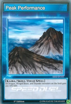 Peak Performance (Skill)⁣ - Speed Duel Starter Decks: Duelists of Tomorrow⁣ (Common)⁣ [AS1]