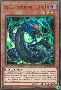 Basilius, Familiar of the Evil Eye - The Infinity Chasers (Super Rare) [INCH-030]