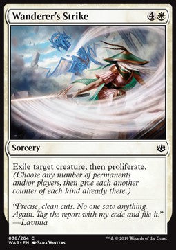 Wanderer's Strike⁣ - War of the Spark⁣ (Common)⁣ [38]