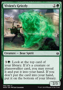 Vivien's Grizzly⁣ - War of the Spark⁣ (Common)⁣ [182]